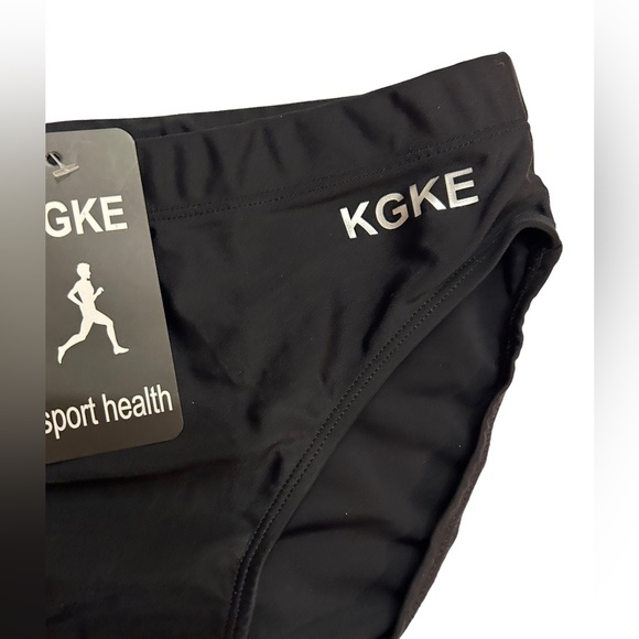KGKE men’s sports competition swim bottoms drawstring waist size small NWT - Picture 2 of 5